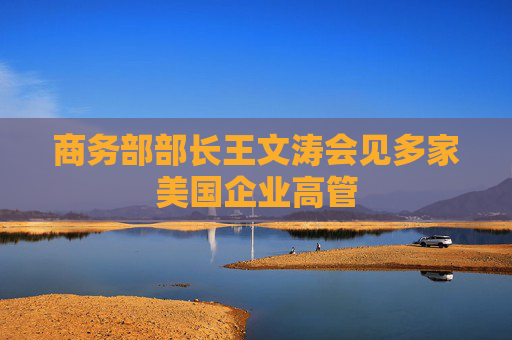 商务部部长王文涛会见多家美国企业高管