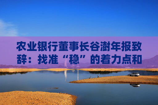 农业银行董事长谷澍年报致辞：找准“稳”的着力点和“进”的主攻方向