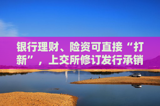 银行理财、险资可直接“打新”，上交所修订发行承销业务细则
