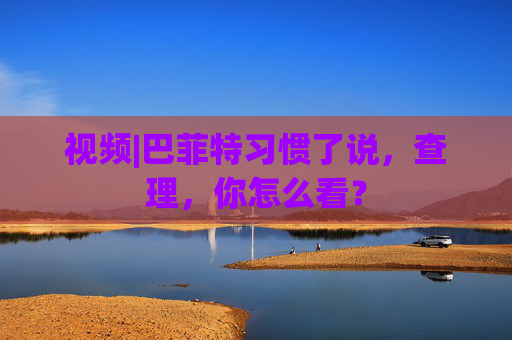 视频|巴菲特习惯了说，查理，你怎么看？