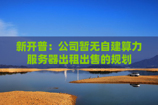 新开普：公司暂无自建算力服务器出租出售的规划