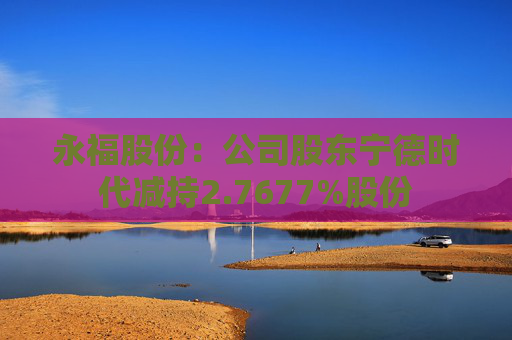 永福股份：公司股东宁德时代减持2.7677%股份