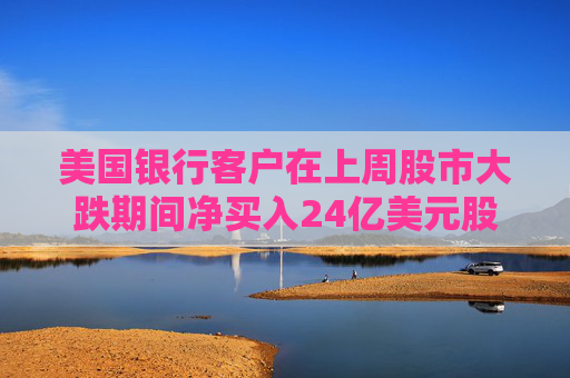 美国银行客户在上周股市大跌期间净买入24亿美元股票