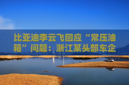 比亚迪李云飞回应“常压油箱”问题：浙江某头部车企，2018-2023年多款PHEV车型采用常压油箱方案