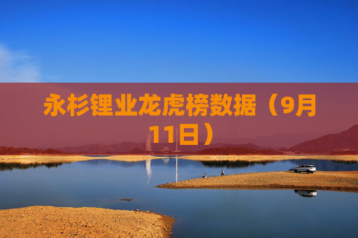永杉锂业龙虎榜数据（9月11日）