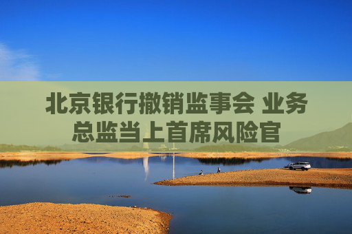 北京银行撤销监事会 业务总监当上首席风险官
