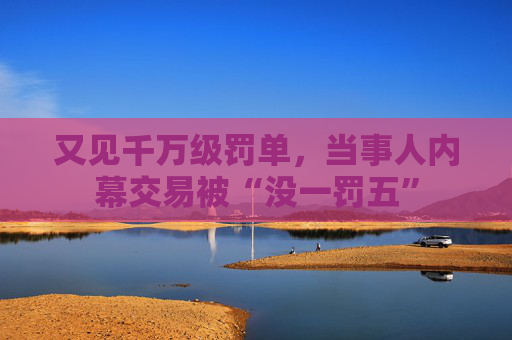 又见千万级罚单，当事人内幕交易被“没一罚五”