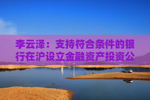 李云泽：支持符合条件的银行在沪设立金融资产投资公司