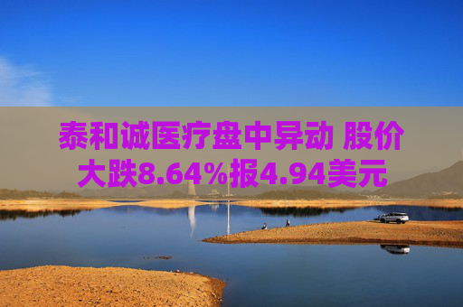 泰和诚医疗盘中异动 股价大跌8.64%报4.94美元