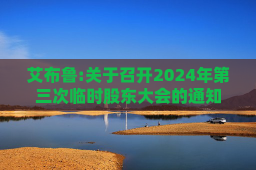 艾布鲁:关于召开2024年第三次临时股东大会的通知