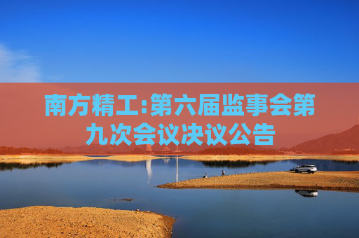 南方精工:第六届监事会第九次会议决议公告