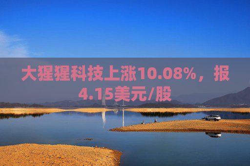 大猩猩科技上涨10.08%，报4.15美元/股