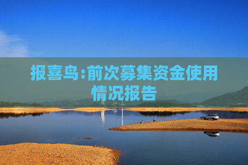 报喜鸟:前次募集资金使用情况报告