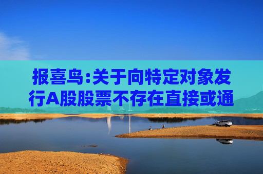 报喜鸟:关于向特定对象发行A股股票不存在直接或通过利益相关方向参与认购的投资者提供财务资助或补偿的公告