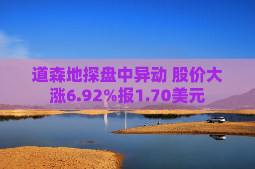 道森地探盘中异动 股价大涨6.92%报1.70美元