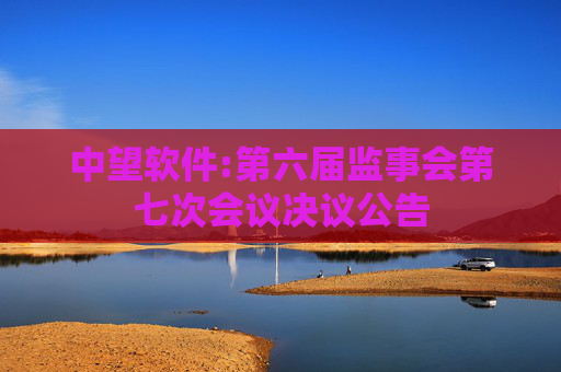 中望软件:第六届监事会第七次会议决议公告
